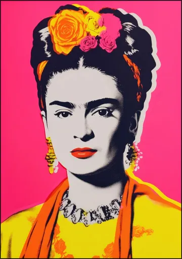 Vibrant Iconic Portrait