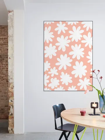 Marguerites on Pink