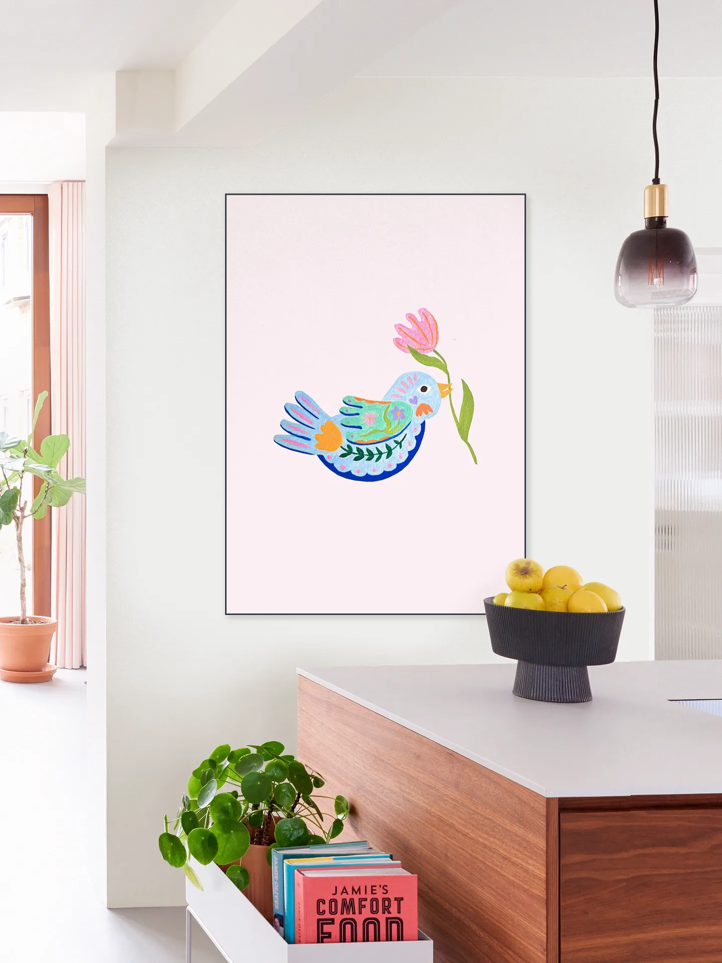 Floral Fantasy Bird