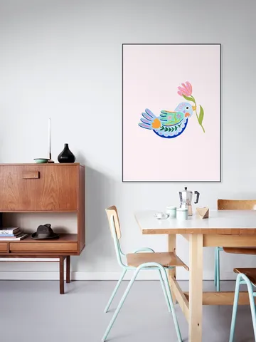 Floral Fantasy Bird