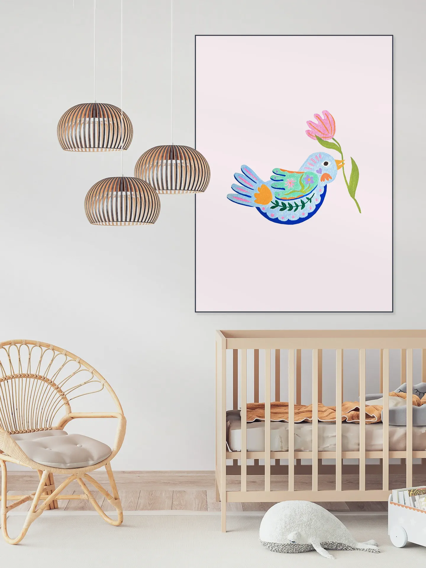 Floral Fantasy Bird
