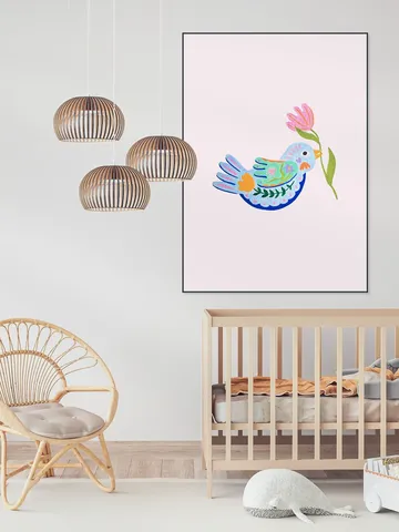 Floral Fantasy Bird