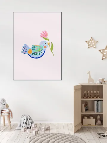 Floral Fantasy Bird