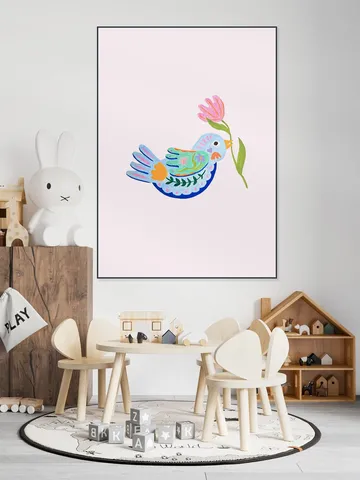 Floral Fantasy Bird