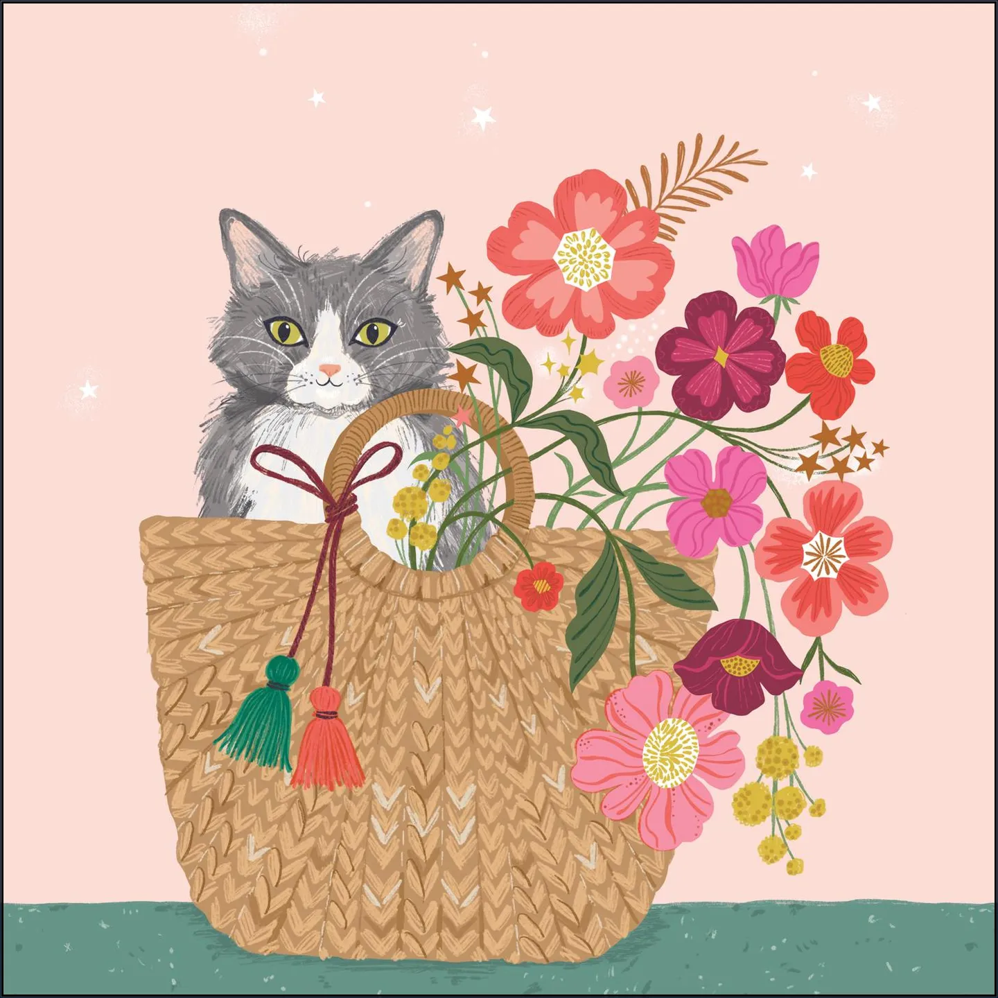 Cat Floral