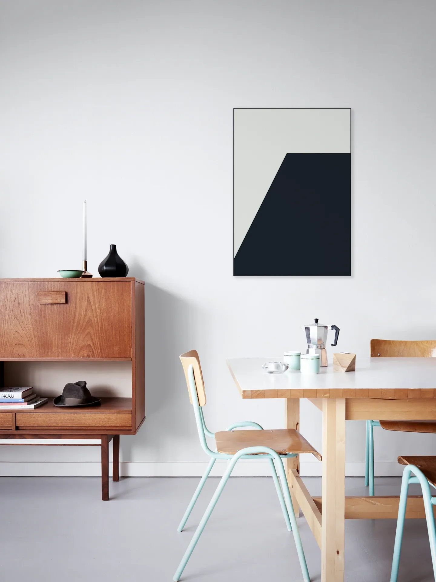 Color blocking - Grey Black