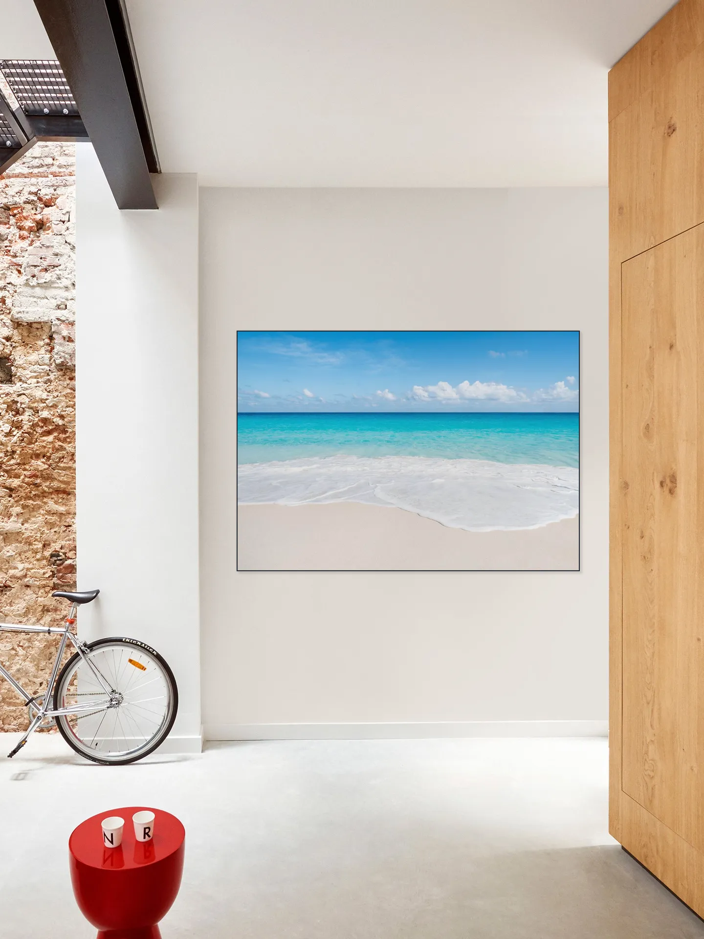 Tropical beach with turquoise sea