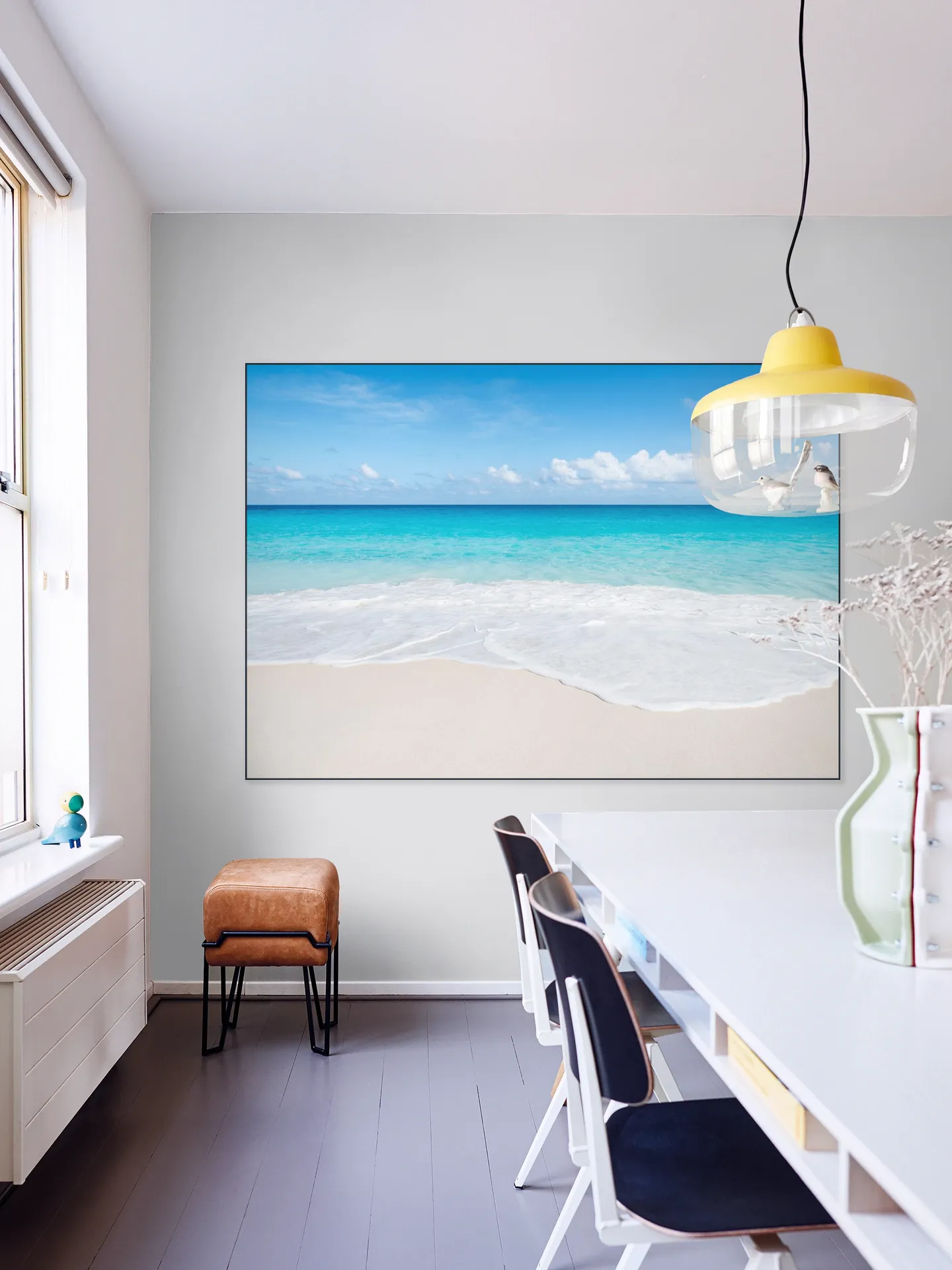 Tropical beach with turquoise sea