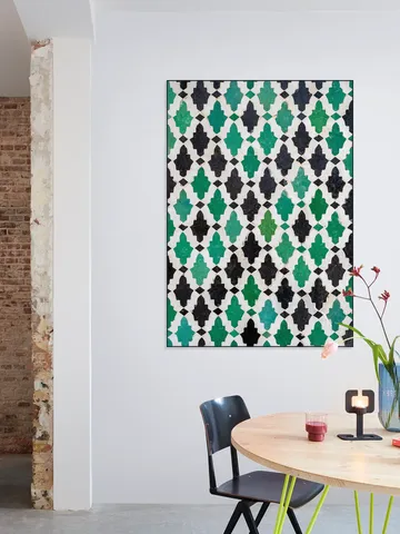 Moroccan Green Tiles