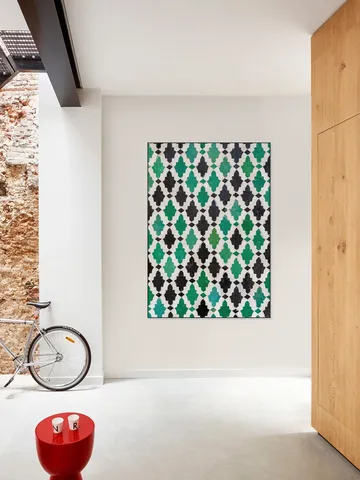 Moroccan Green Tiles
