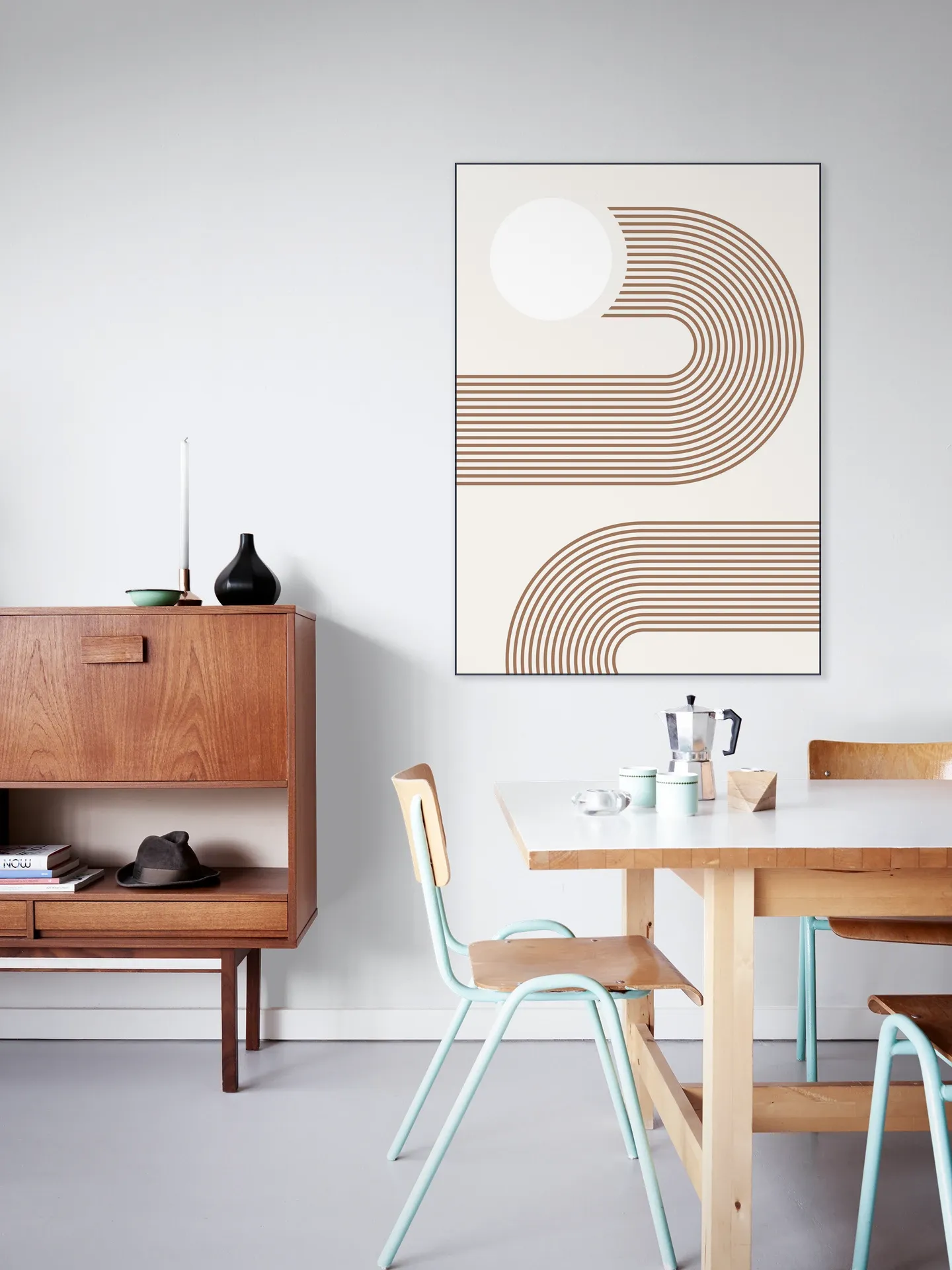 Beige Arc Poster No.2