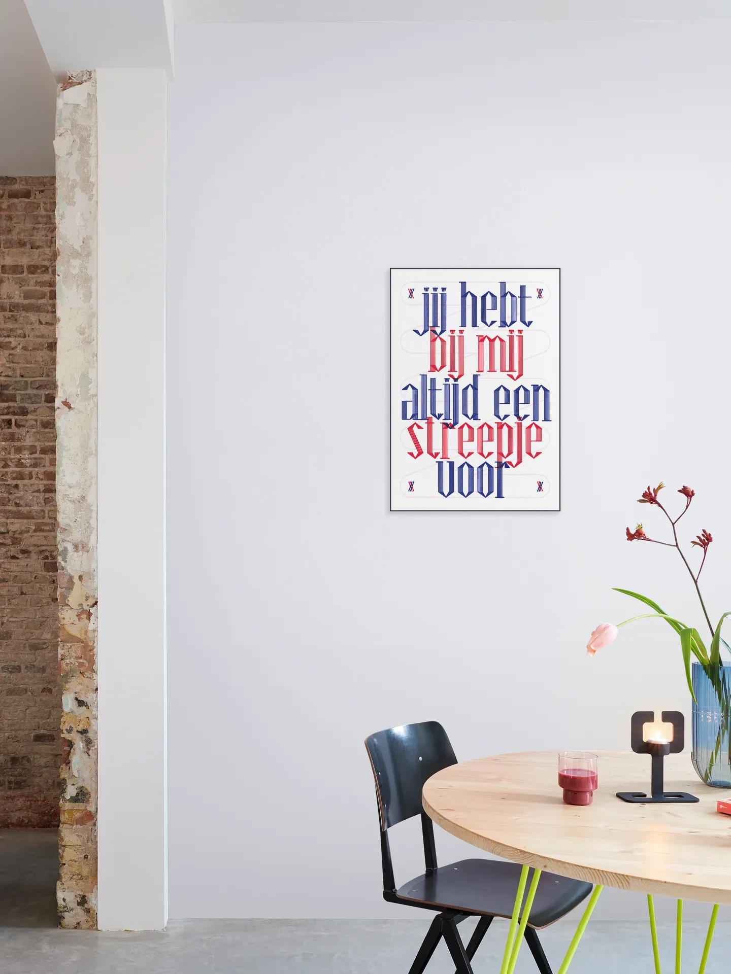 Streepje voor