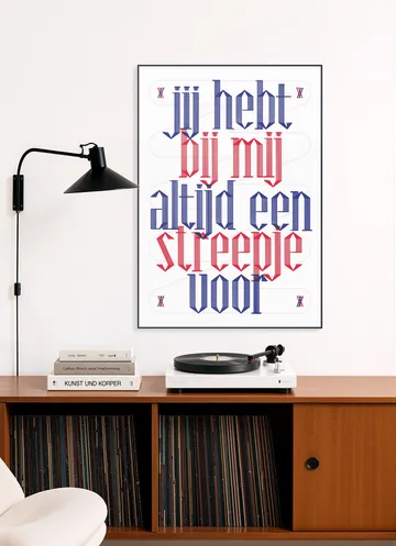 Streepje voor
