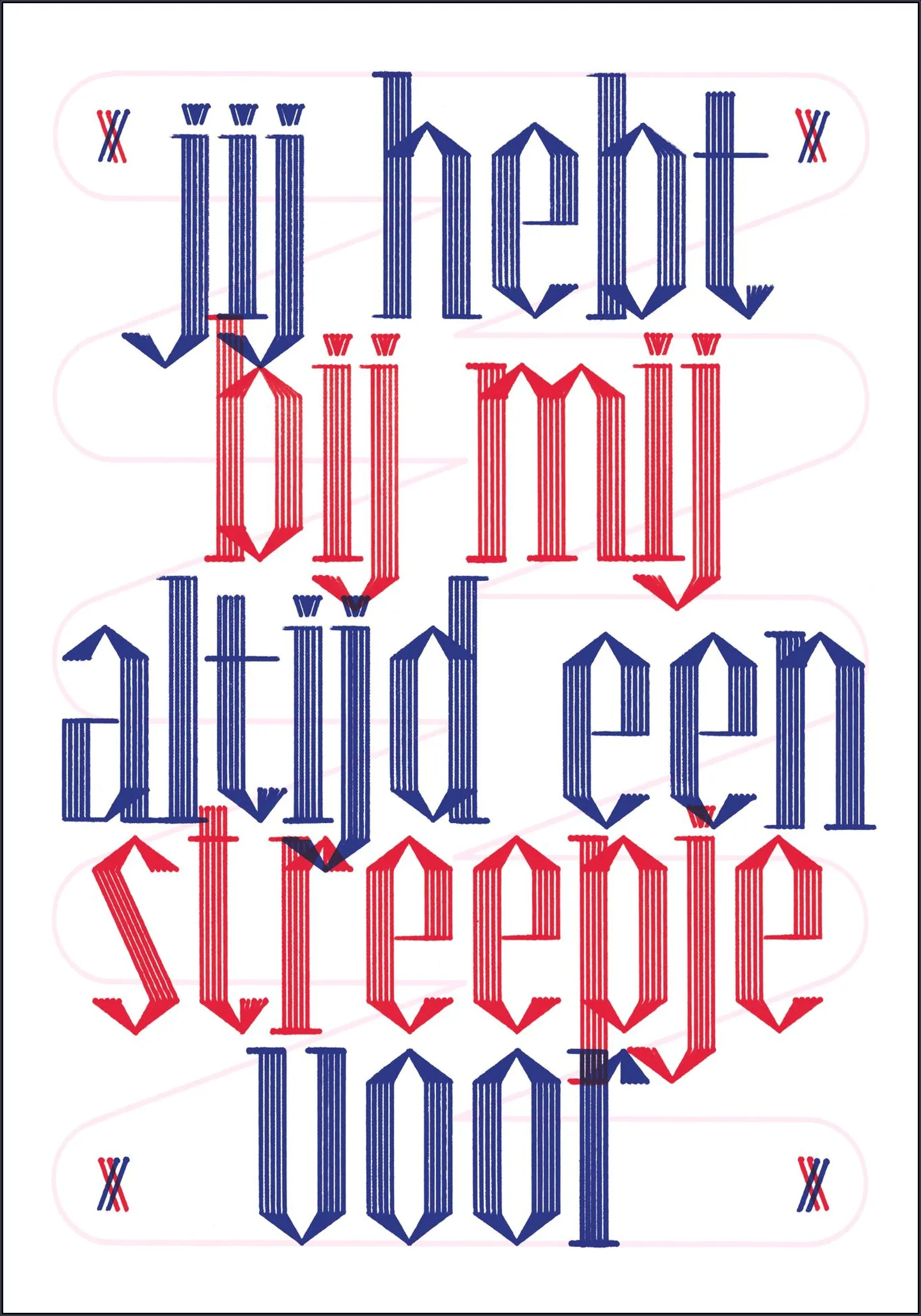 Streepje voor