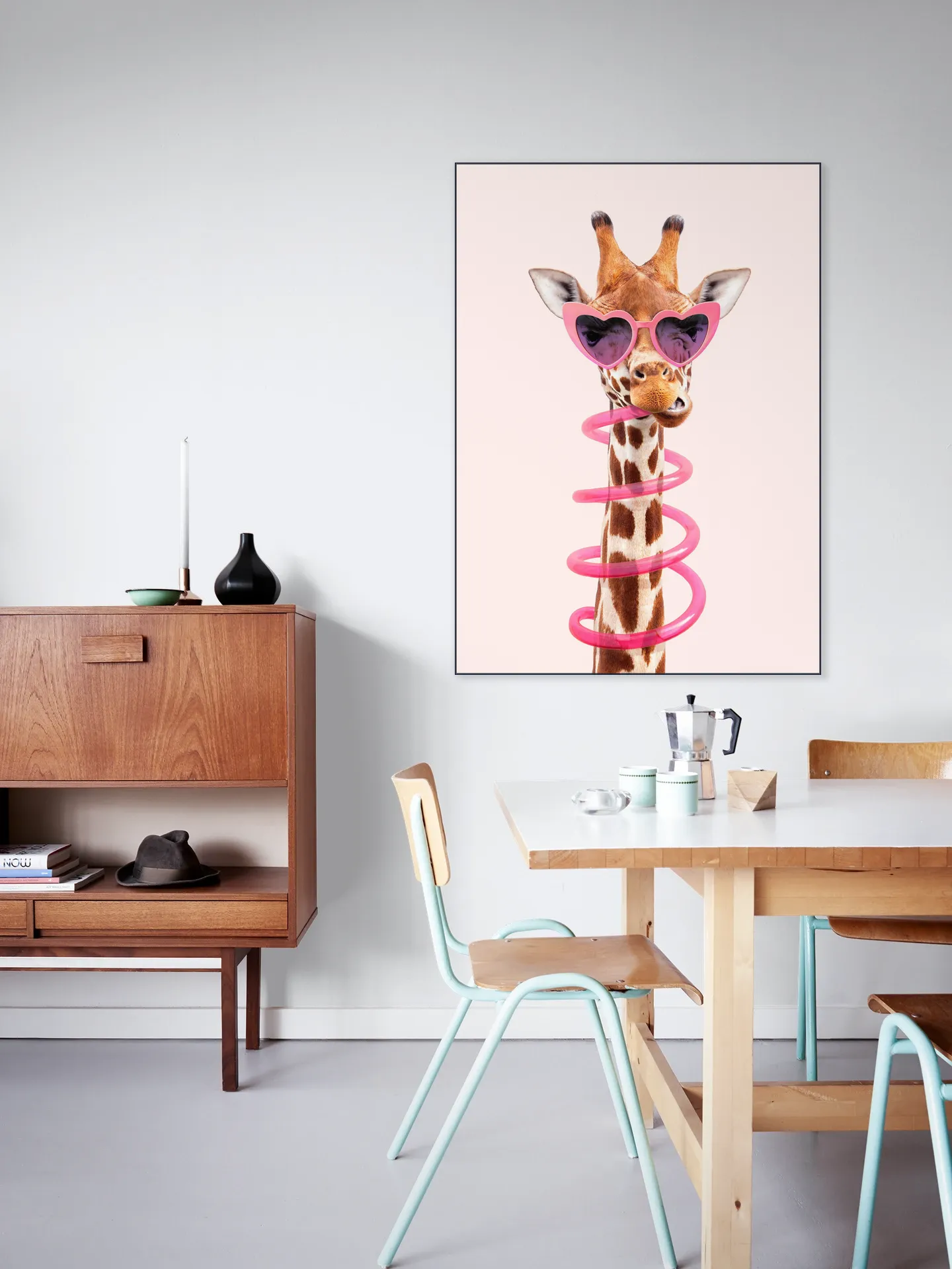 Thirsty Giraffe