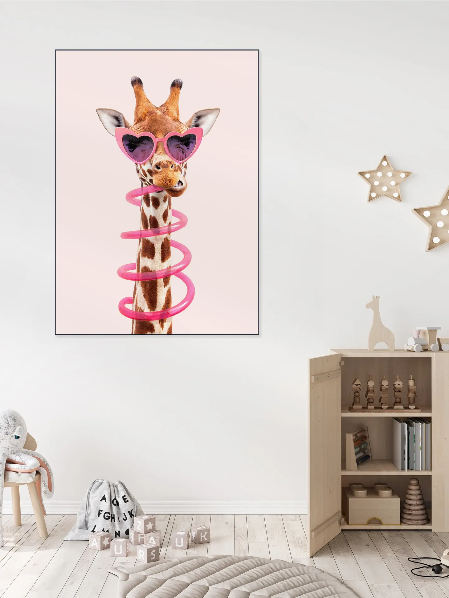 Thirsty Giraffe