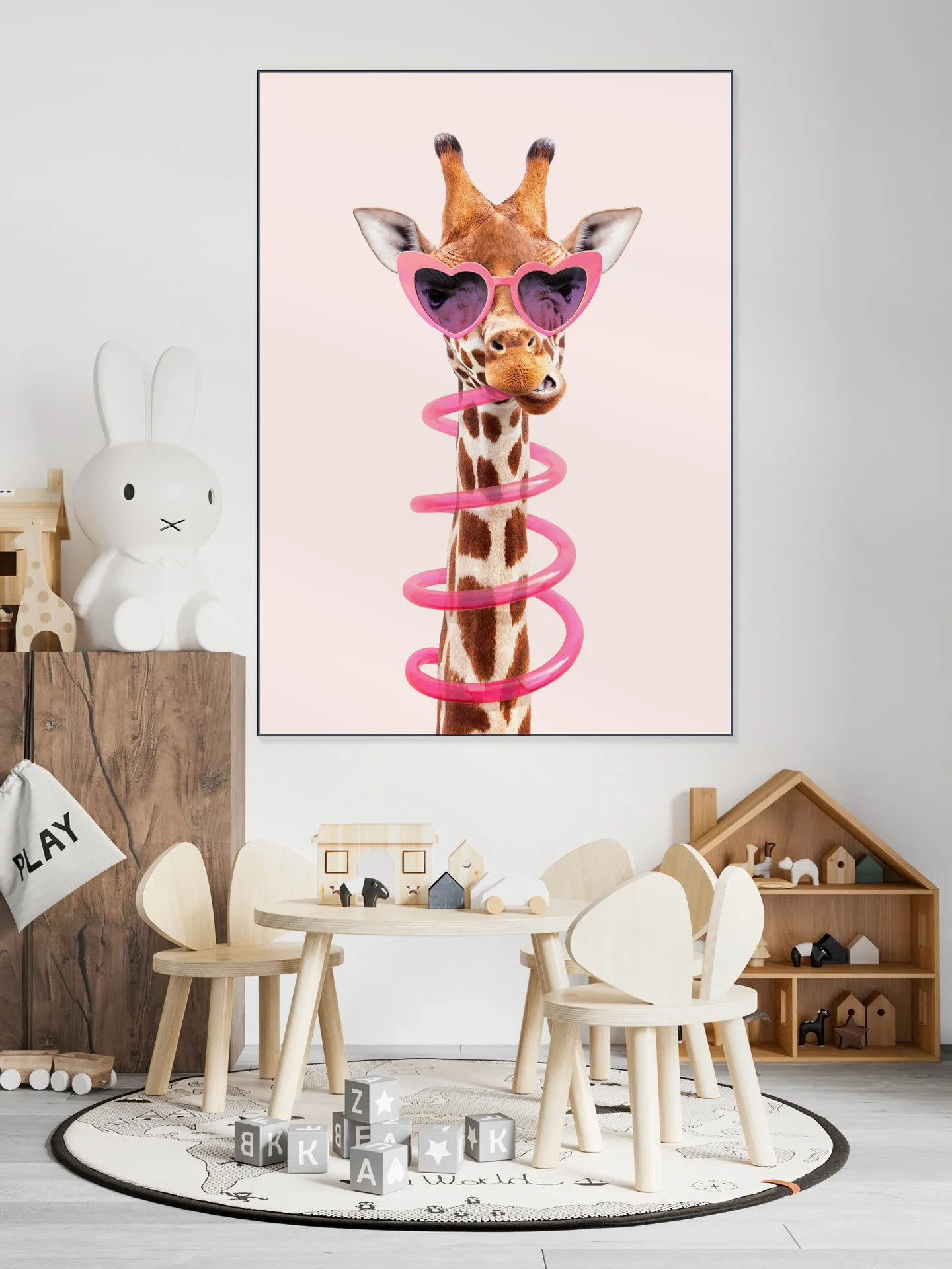 Thirsty Giraffe