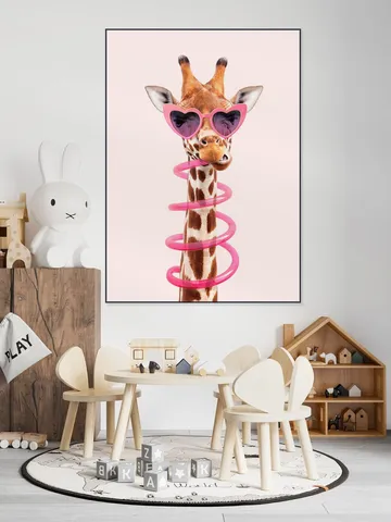 Thirsty Giraffe