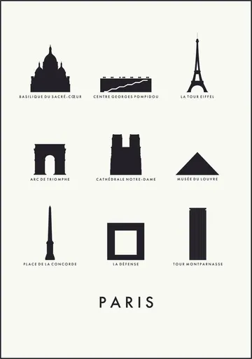 Paris Architecture white