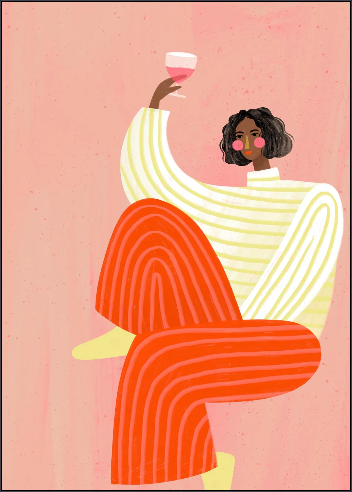 The Woman With The Glass Of Wine