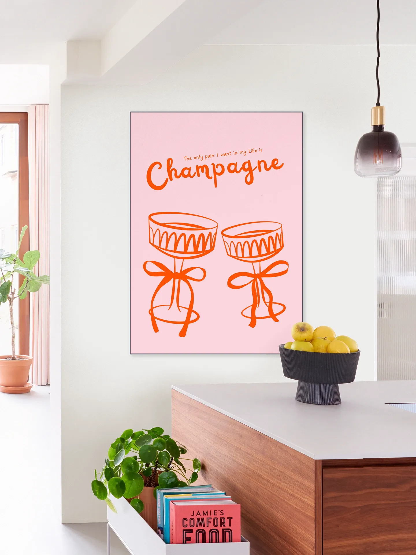Pink Champagne Toast