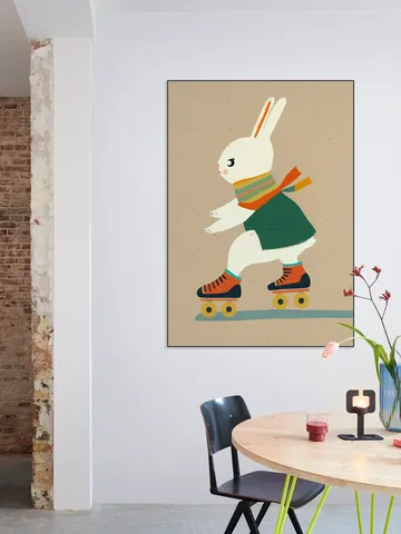 Inline Skating Bunny