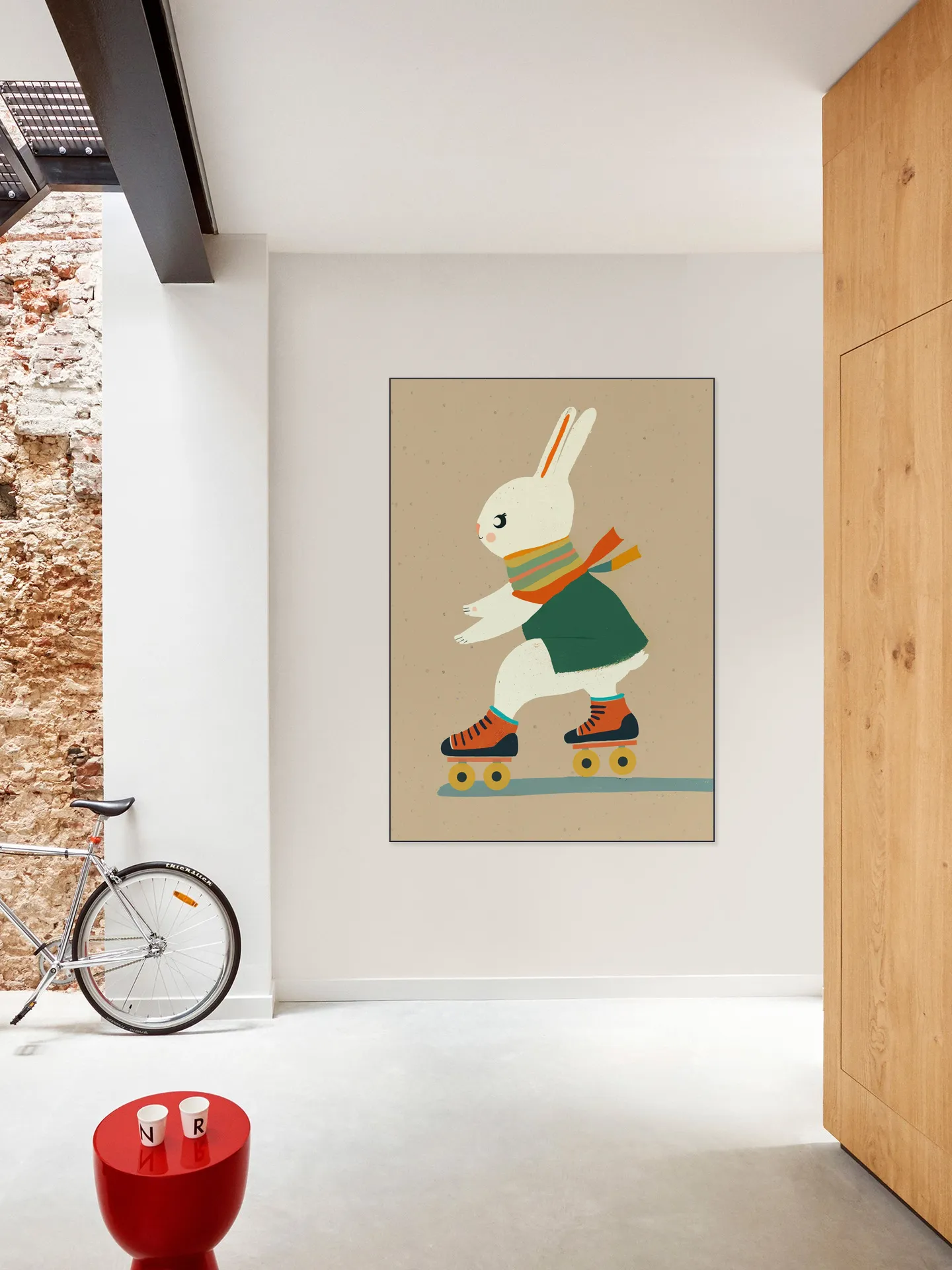 Inline Skating Bunny