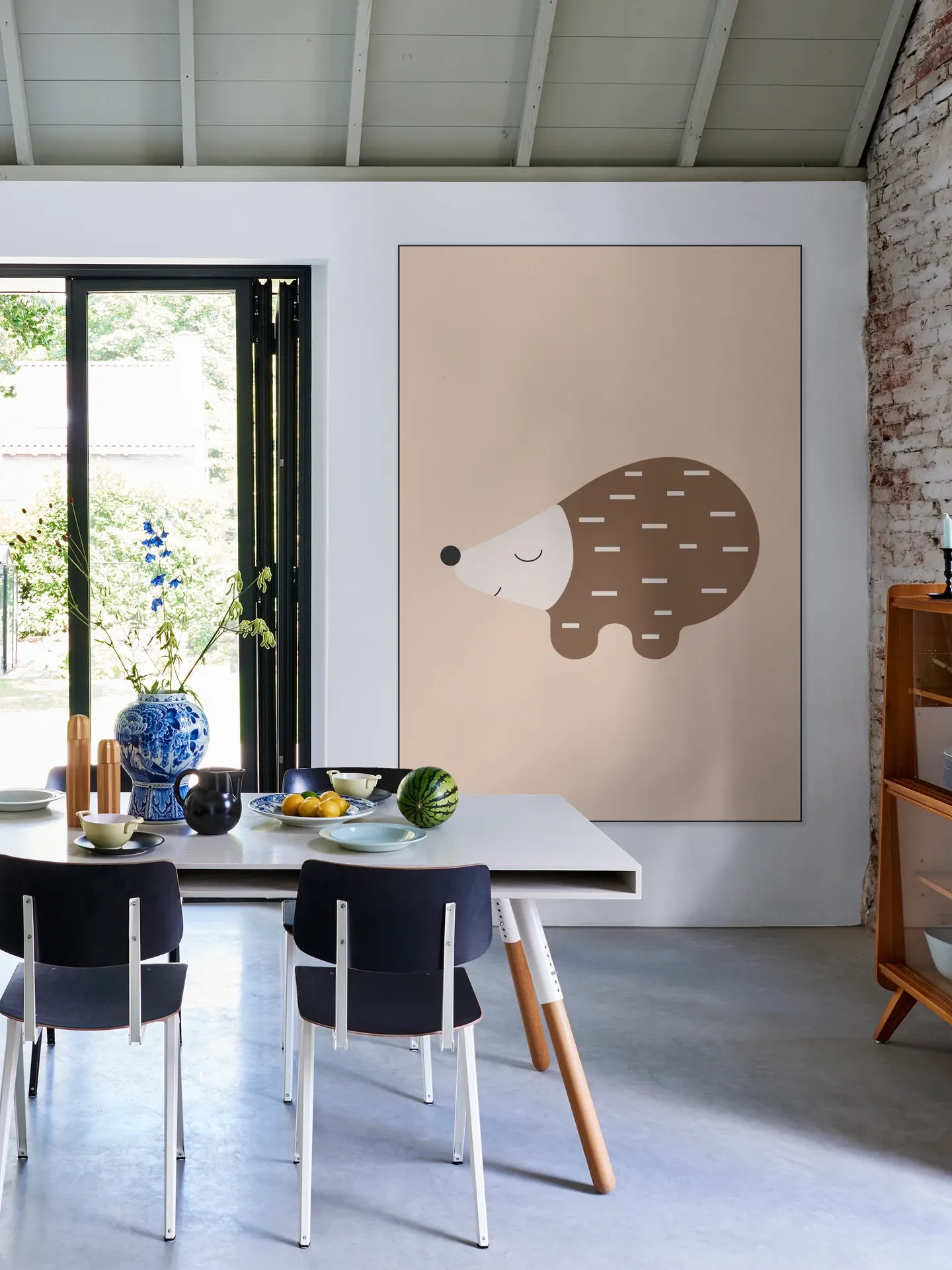 Happy Hedgehog Warm Taupe