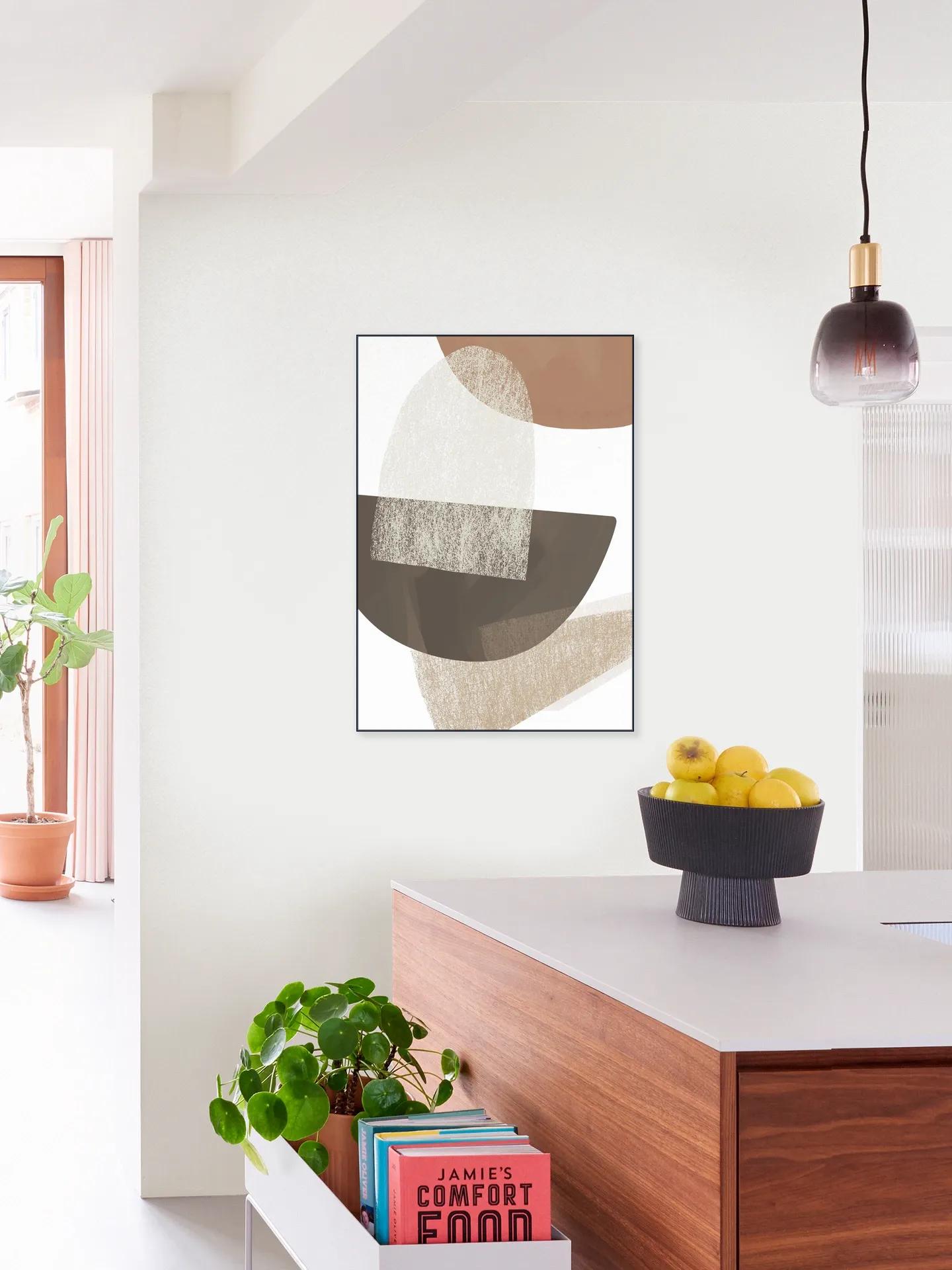 Earth Tone Geometric Art