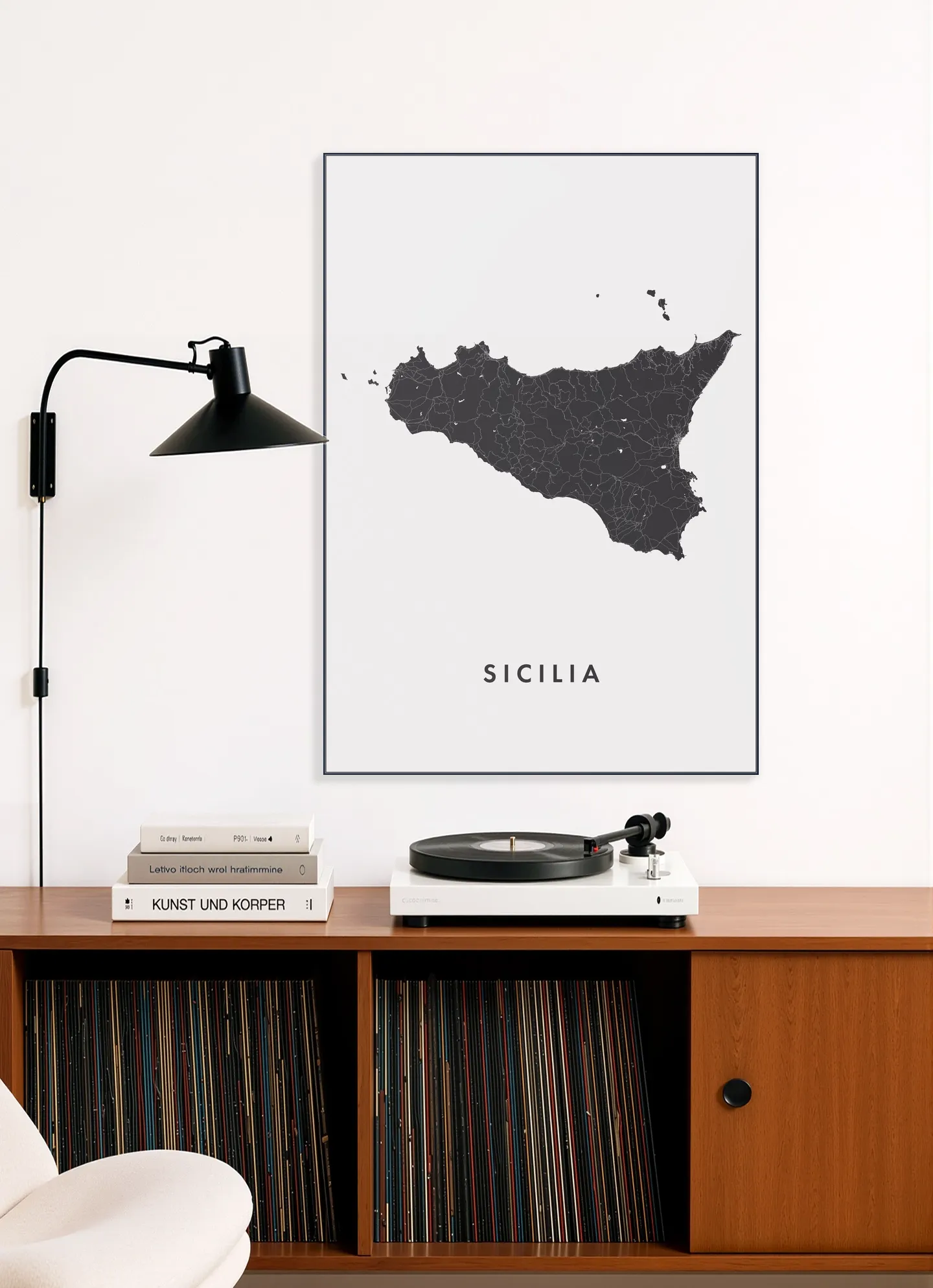 Sicilia Island Map