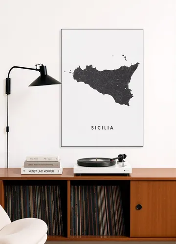 Sicilia Island Map