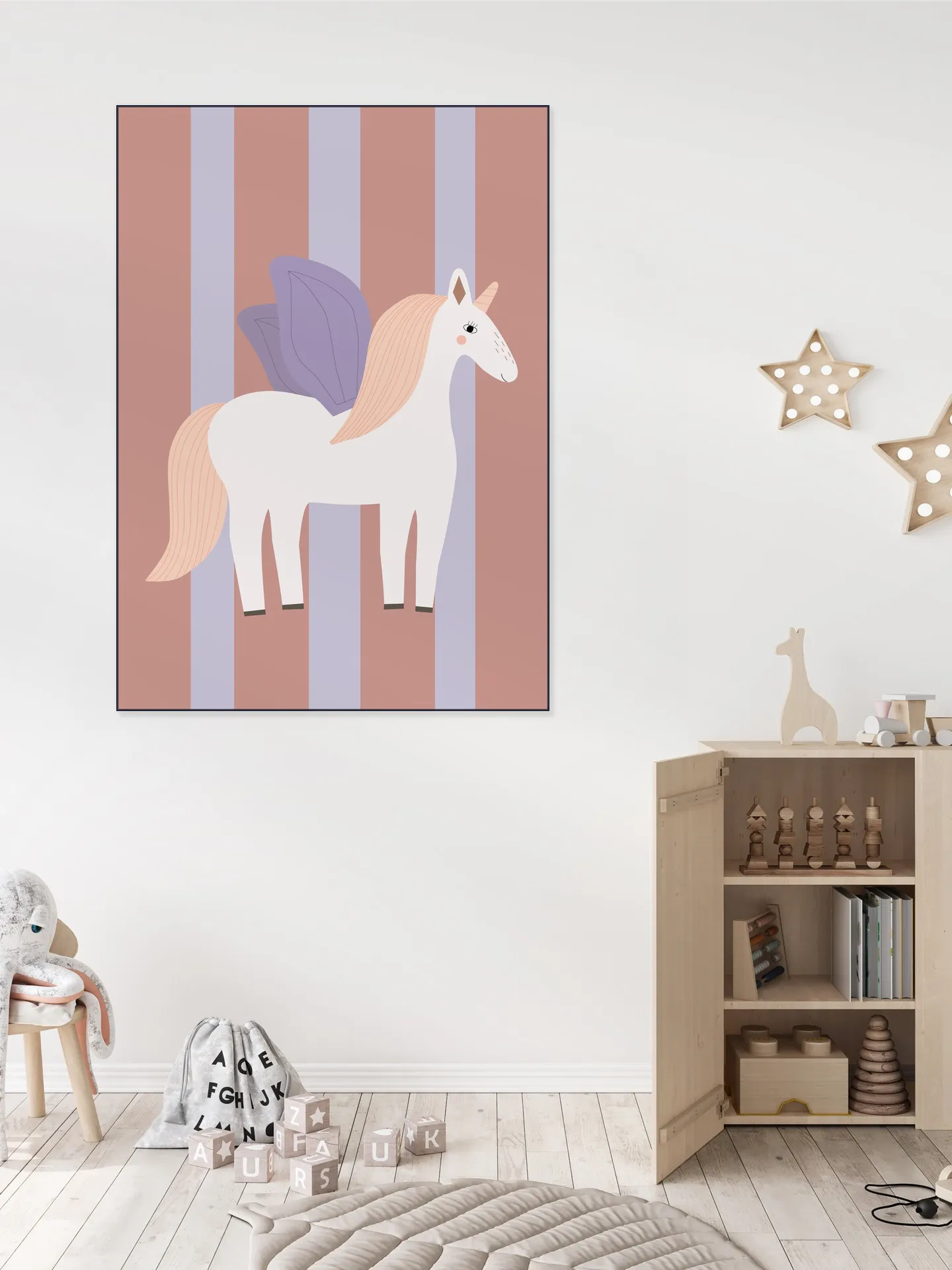 Winged Unicorn Stripes