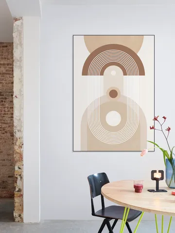 Beige Mid Century Poster No.3