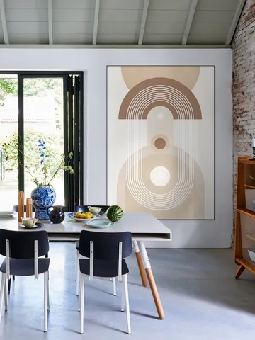 Beige Mid Century Poster No.3