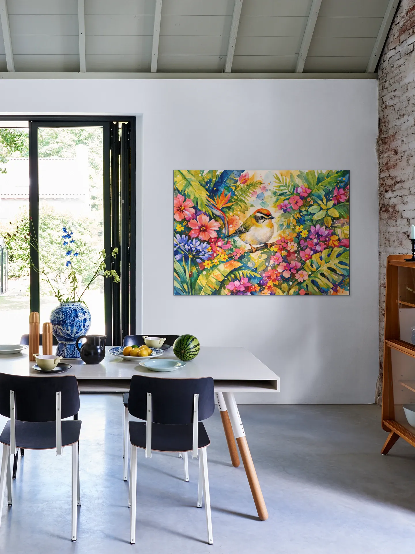 Goudhaantje Tussen Bloemen Jungle