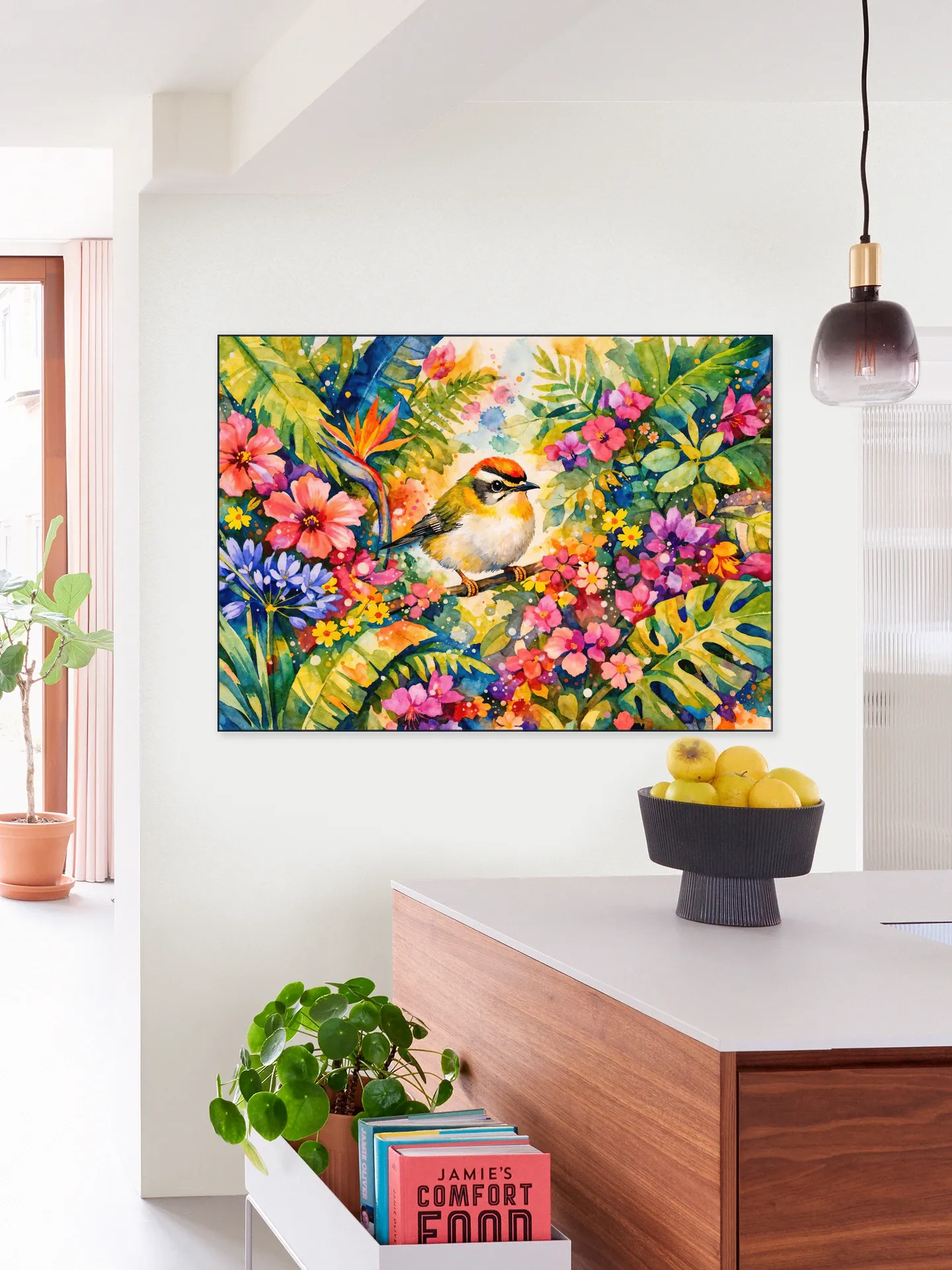 Goudhaantje Tussen Bloemen Jungle
