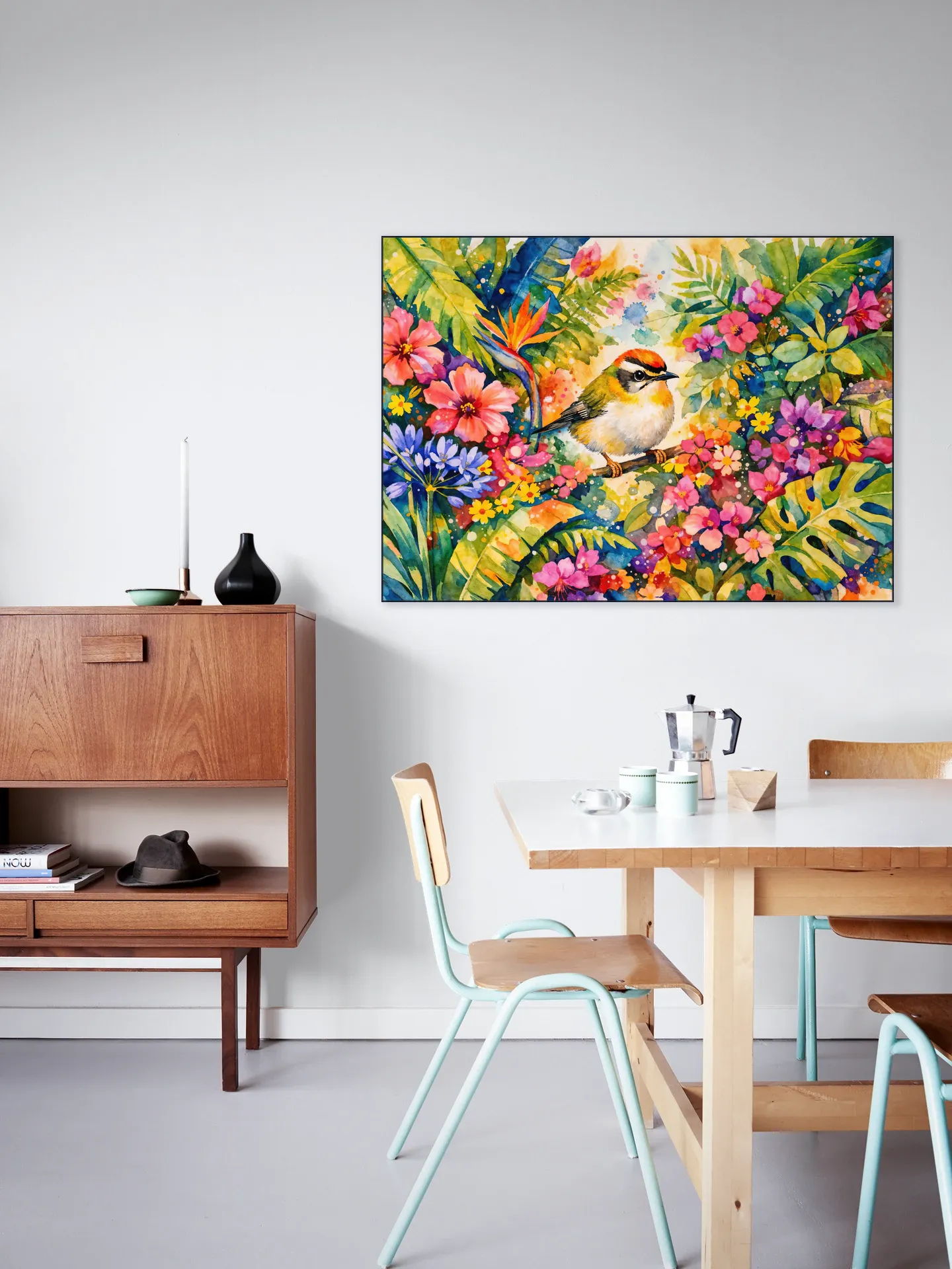 Goudhaantje Tussen Bloemen Jungle