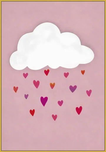 Raining Colorful Hearts