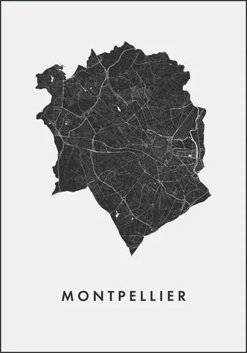 Montpellier City Map