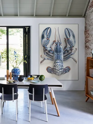 Delft Blue Lobster - White