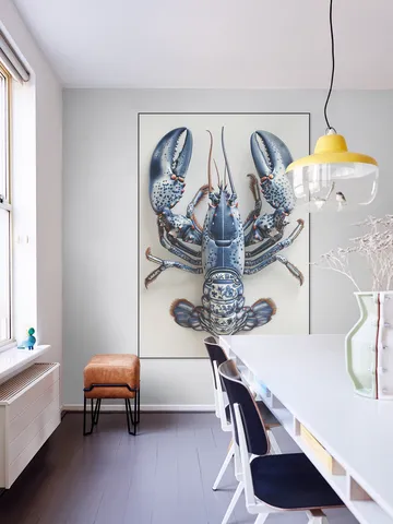 Delft Blue Lobster - White