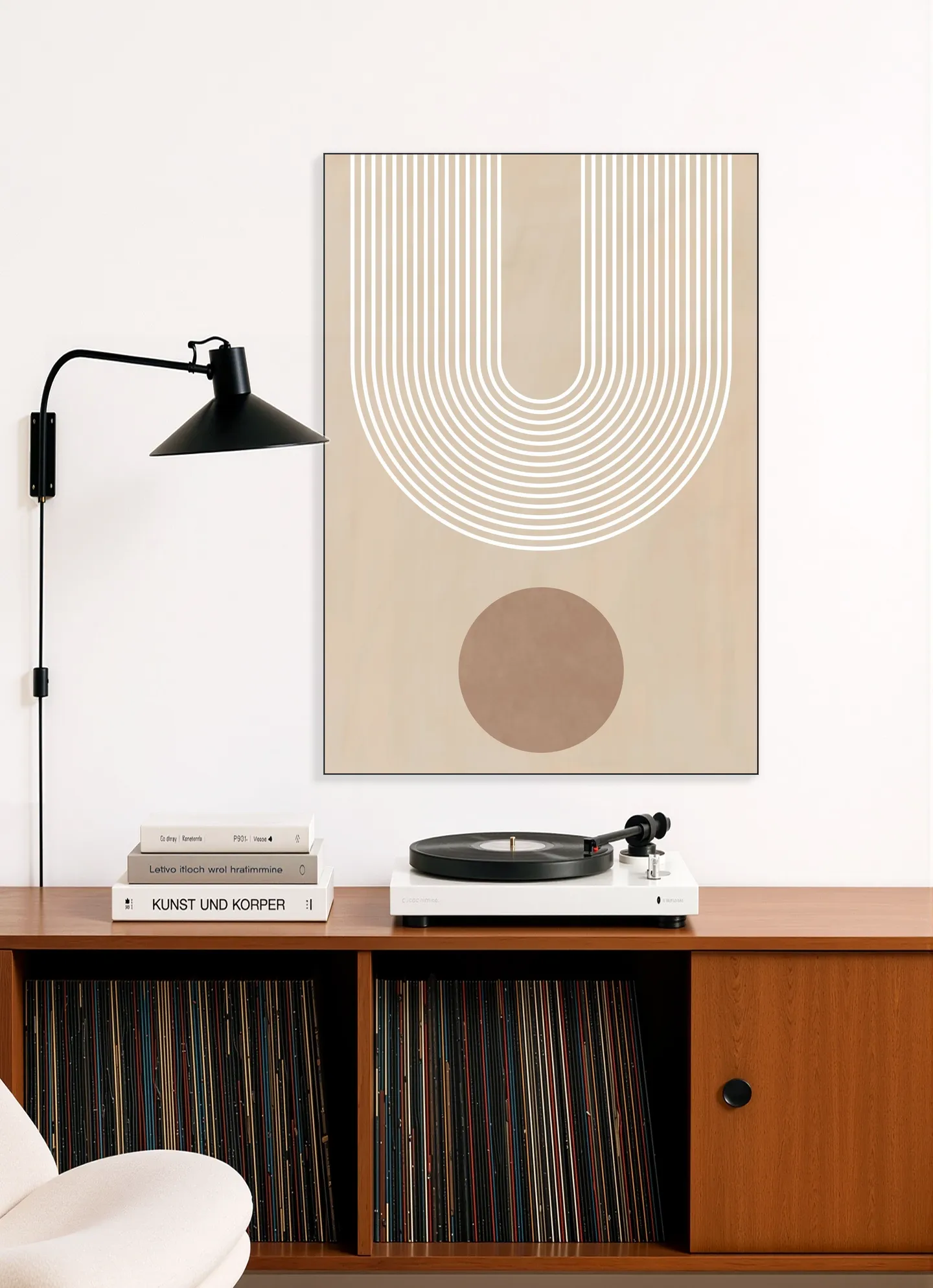 Beige Arc Poster No.3