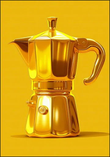 Golden Yellow Percolator