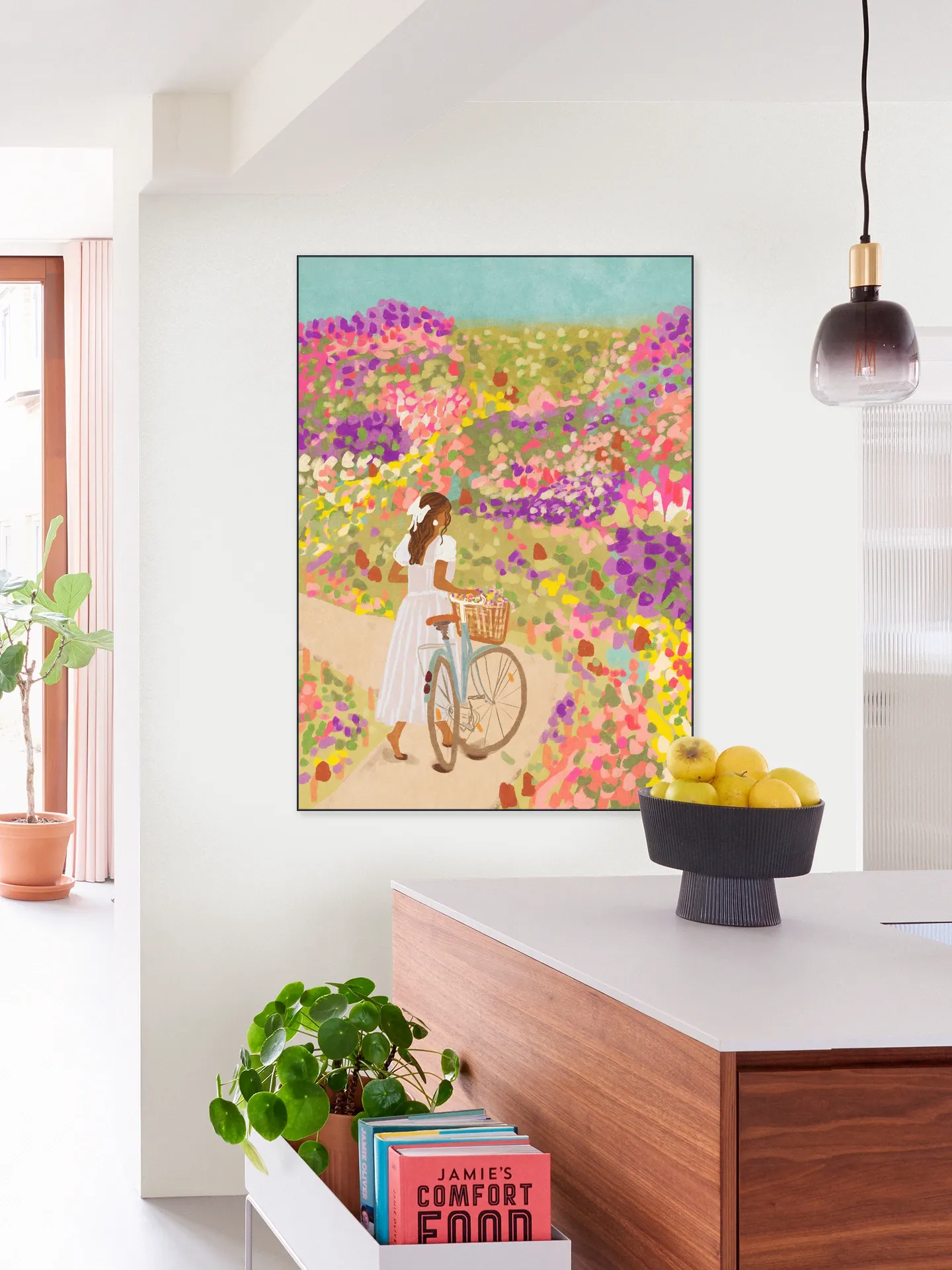 Cycling through the Flower Meadows