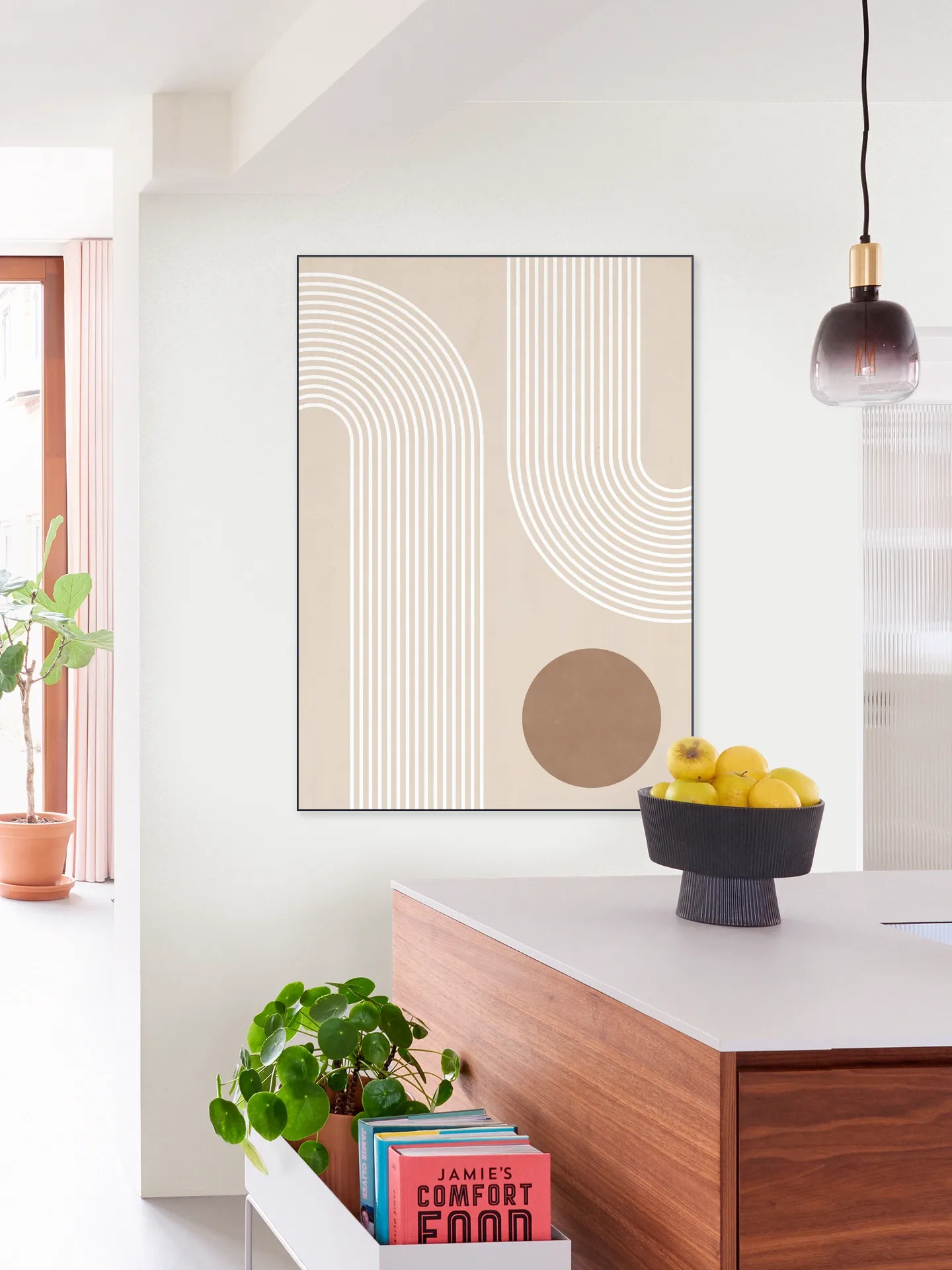 Beige Arc Poster No.1