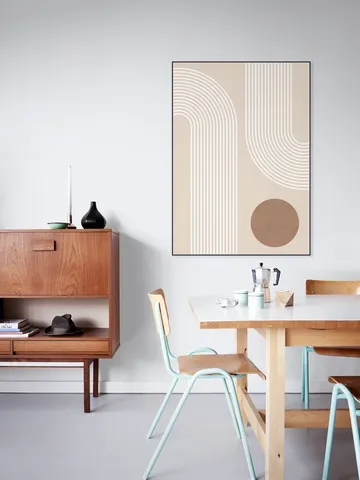 Beige Arc Poster No.1