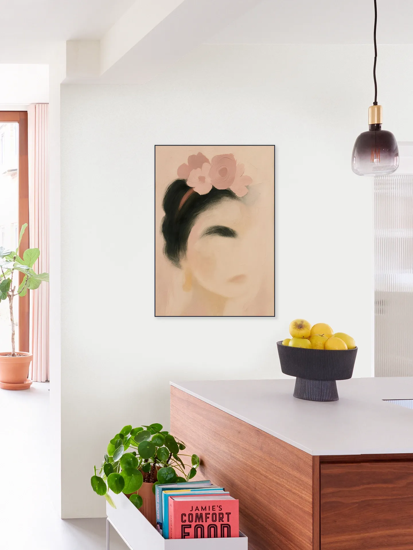 Whispering Floral Portrait Frida
