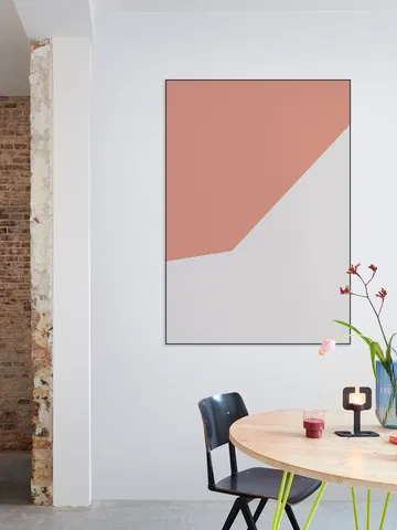 Color blocking - Pink Grey