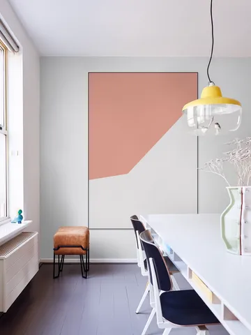 Color blocking - Pink Grey