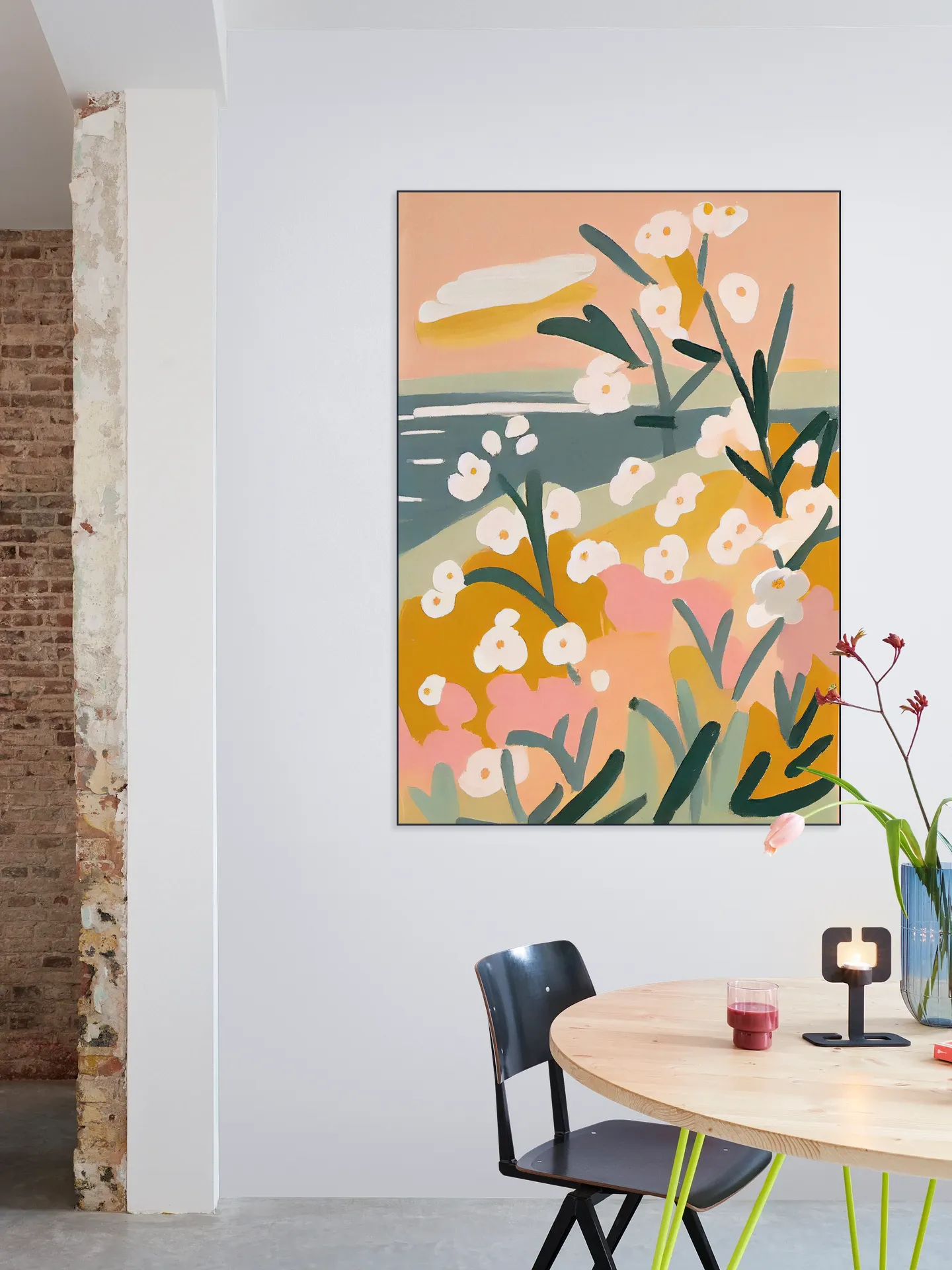 Flowers By The Sea